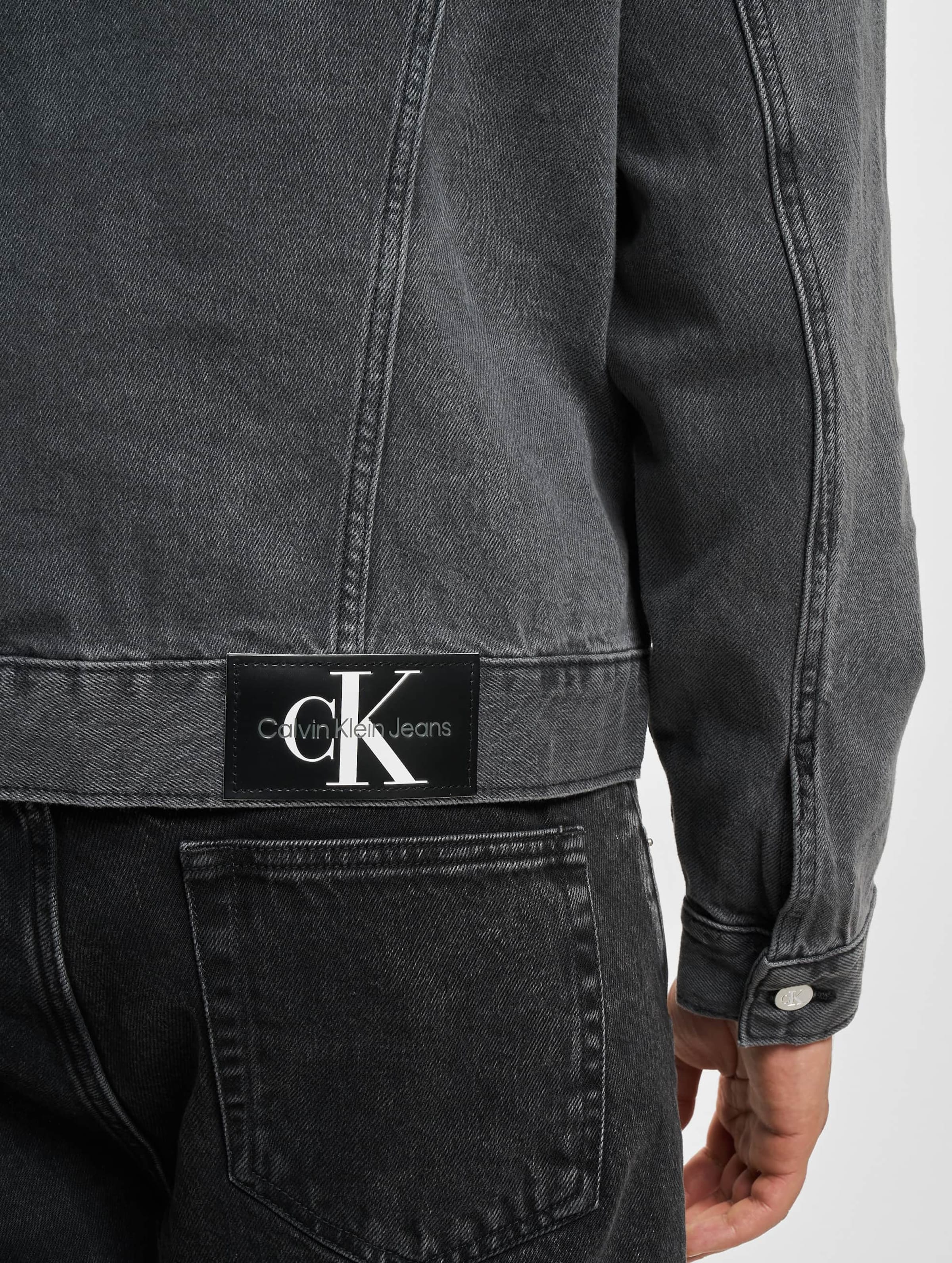 Calvin Klein Jeans ANORAK - Denim jacket - denim light/light-blue denim -  Zalando.de