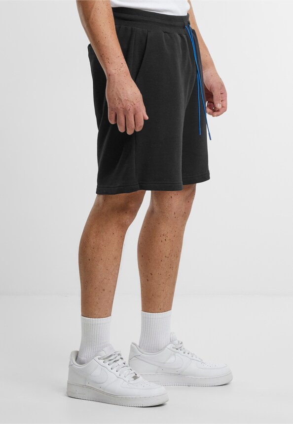 PEQUS Embroidery Logo Sweat Shorts-3