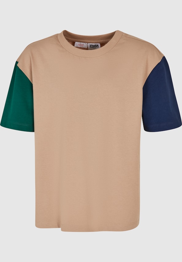 Boys Organic Oversized Colorblock Tee-4