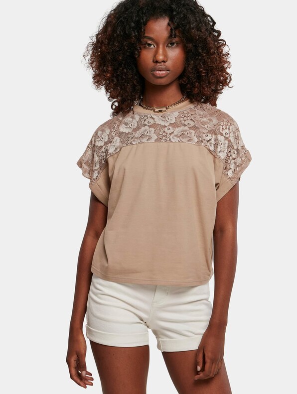 Ladies Short Oversized Lace-0