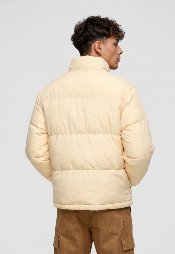 Signature Check Reversible Puffer -2
