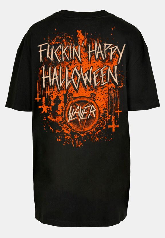 Ladies Slayer - Halloween Skulls Oversized Boyfriend-3