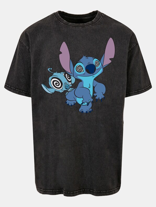 Lilo And Stitch - Hypnotized Acid Washed Oversize -0