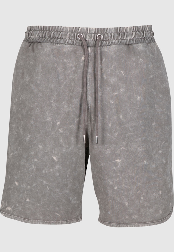 Washed Piped Shorts-6