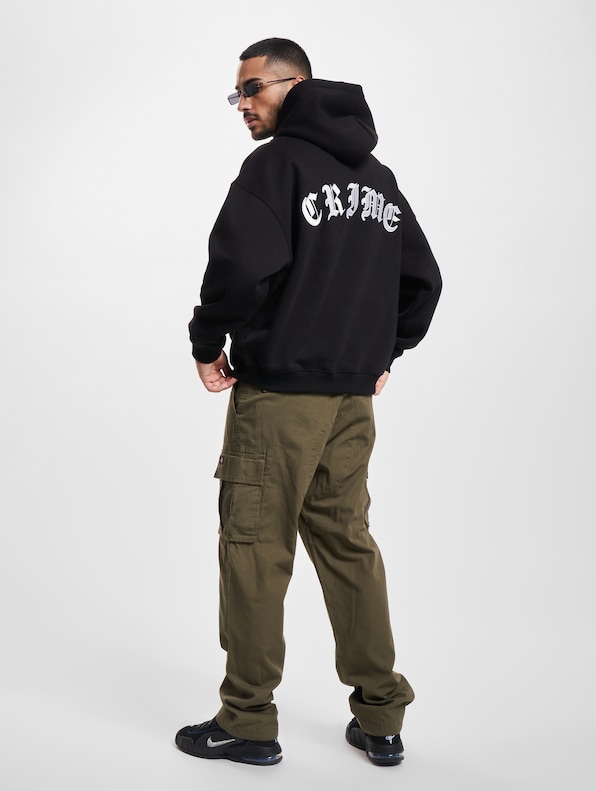 Dropsize Heavy Oversize Crime Hoodies-4