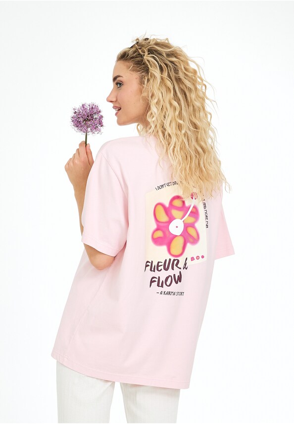 Boyfriend T-Shirt Fleur-1