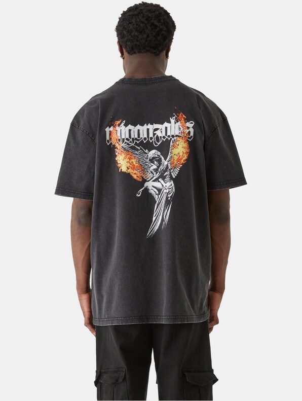 Heavy Oversized Acid WashedBurning Wings-1