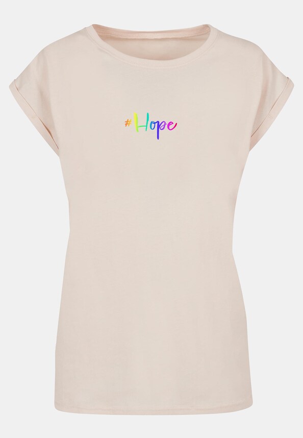 Ladies Hope Rainbow Extended Shoulder Tee-4
