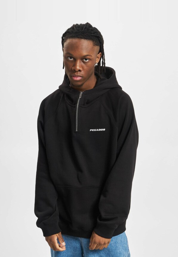 Logo Oversized Halfzip-1