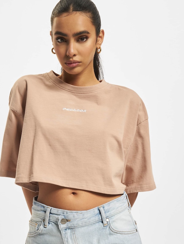 Pegador Layla Oversized Cropped T-Shirt -0
