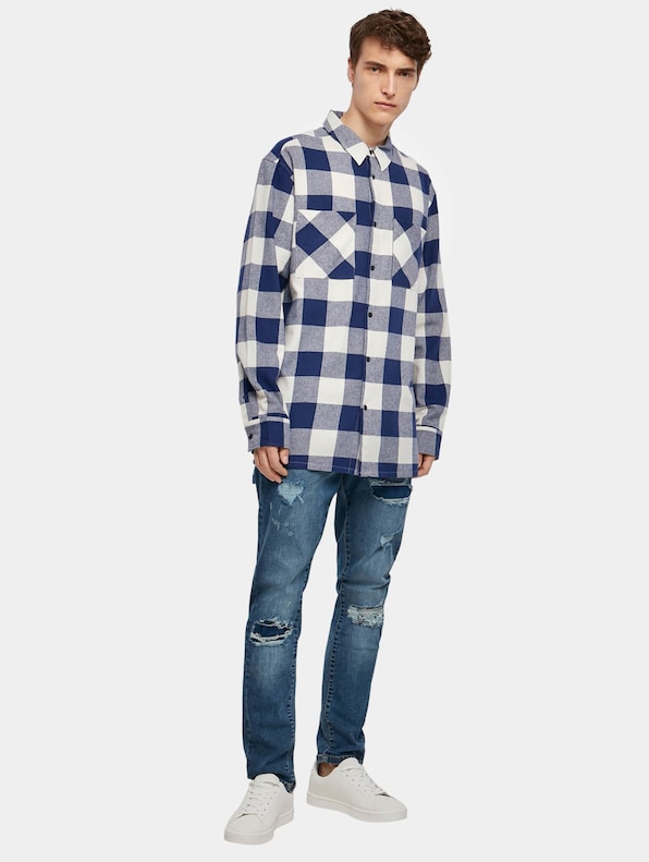 Long Oversized Checked-3
