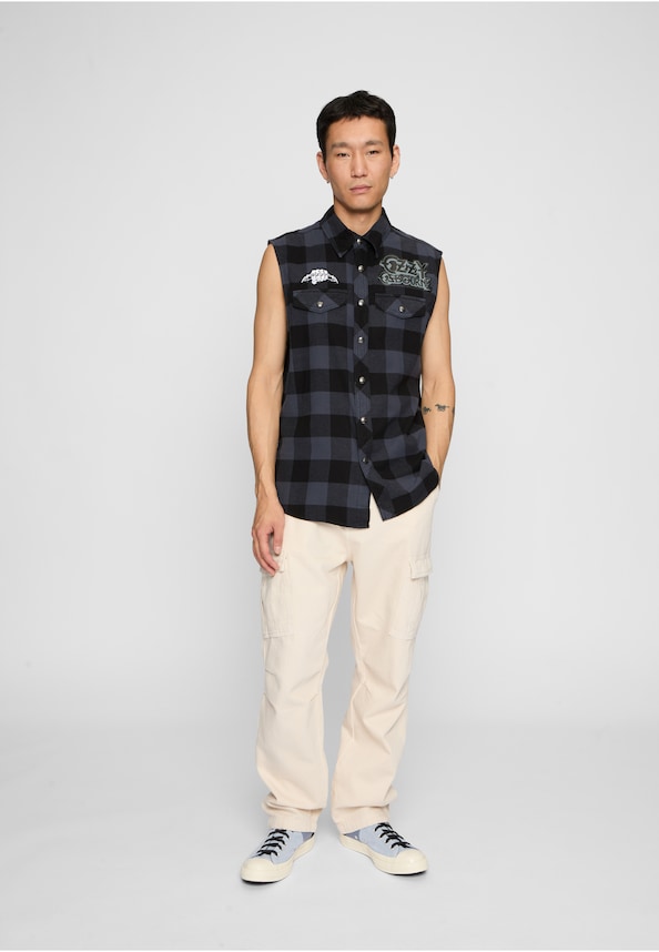 Ozzy Checkshirt Sleeveless-2