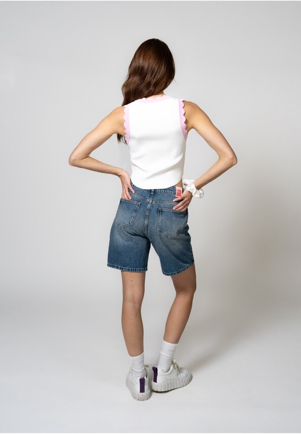 Toum Denim Shorts-4