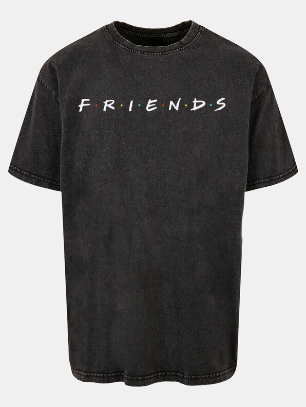 Friends - Logo Acid Washed Oversized-2