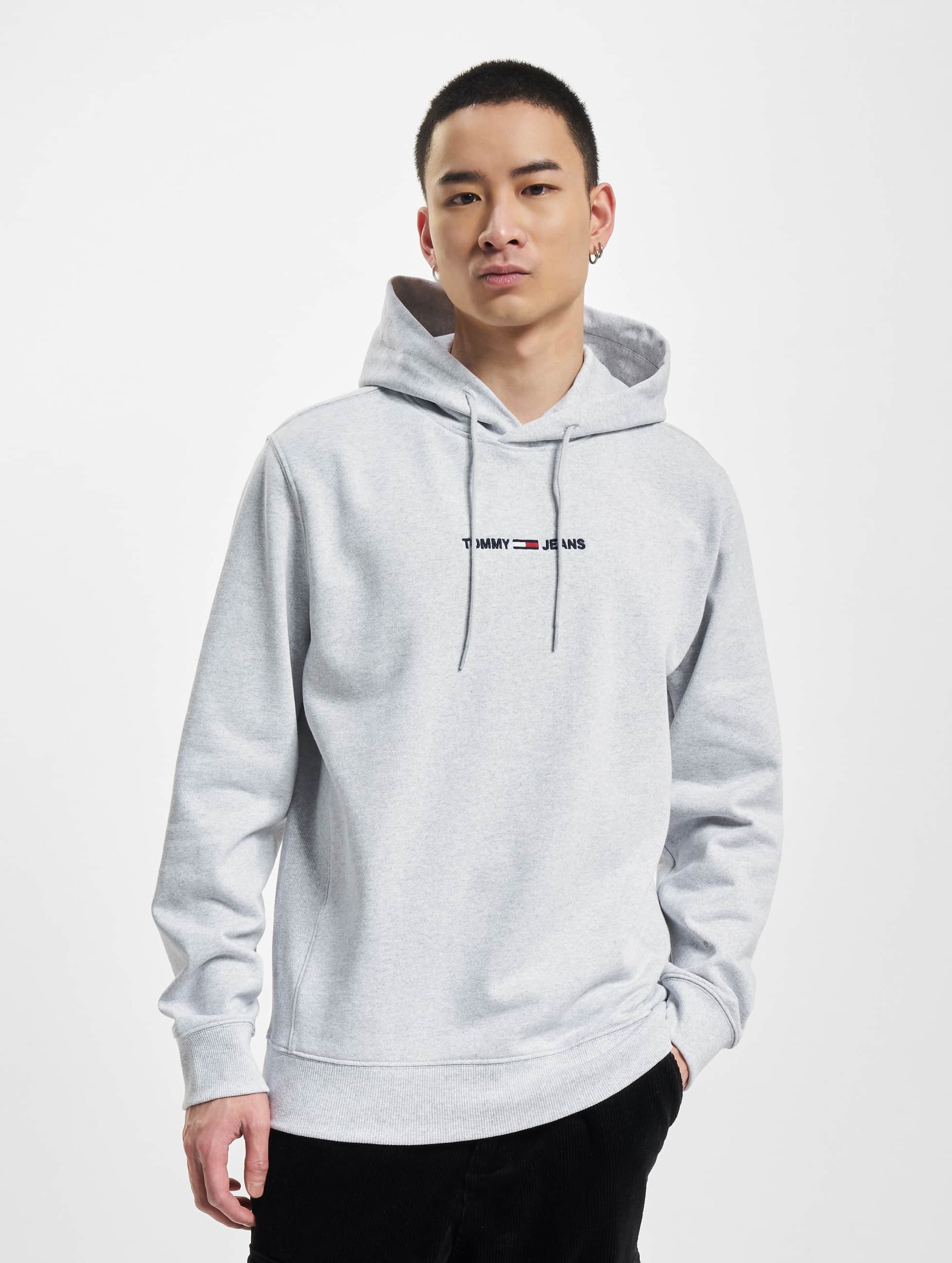 Tommy jeans small shop logo white hoodie