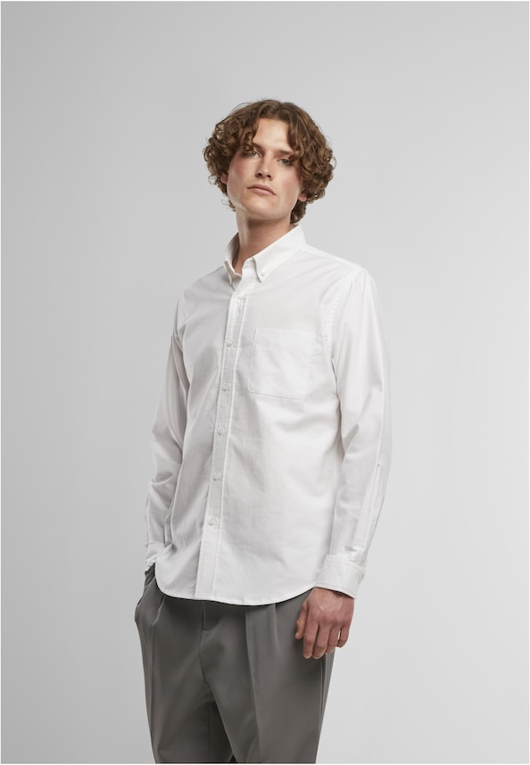 Button Up Oxford Shirt-0