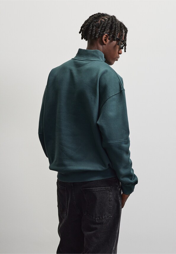 Logo Oversized Half Zip -1