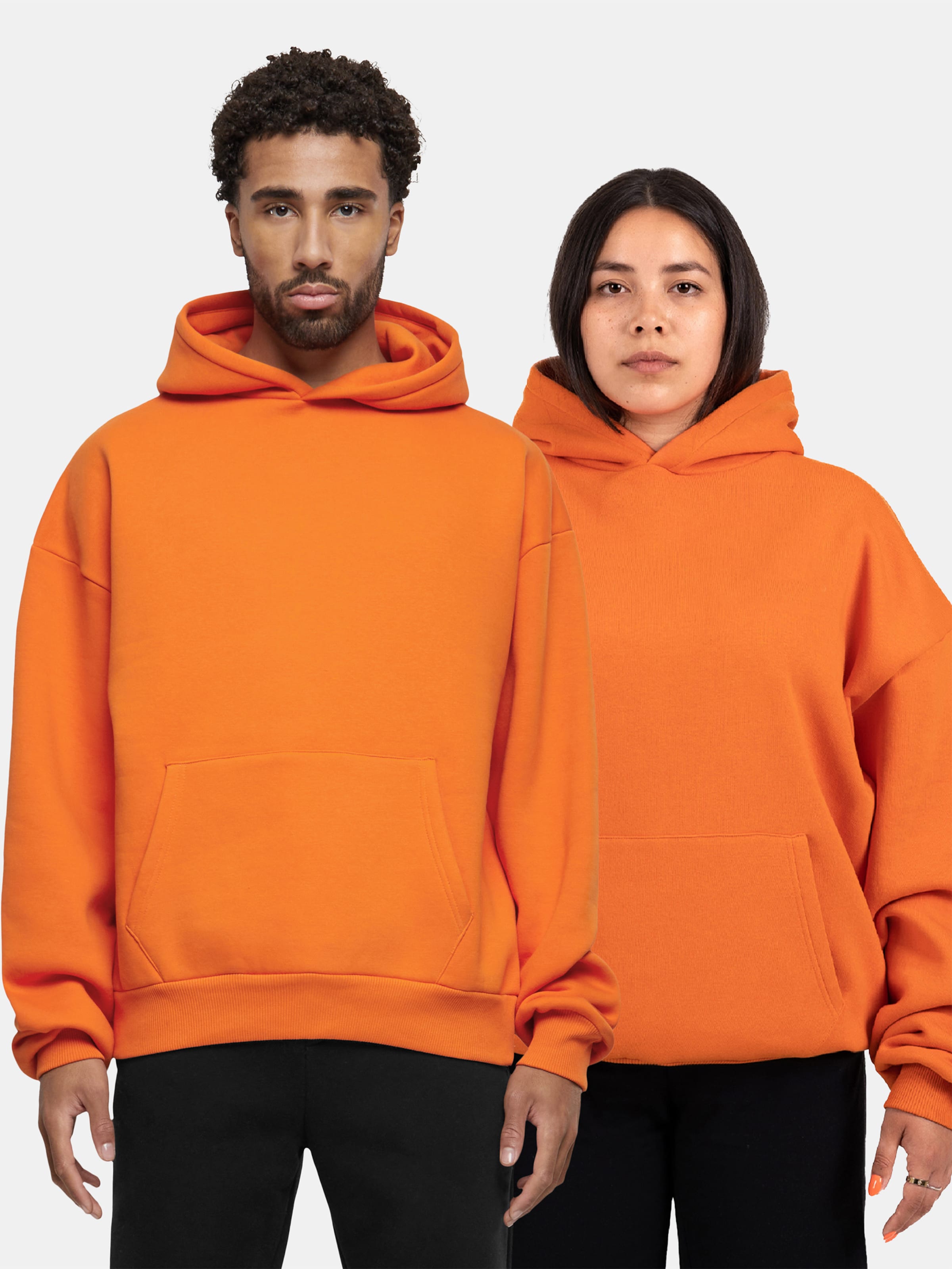 Prohibited Oversized Hoodies Frauen,Männer,Unisex op kleur oranje, Maat XXL