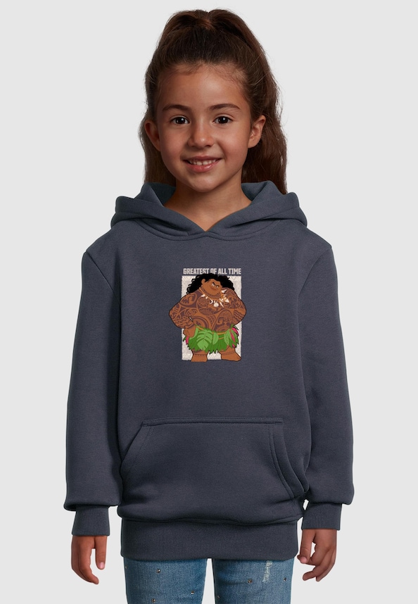 Kids Moana - Maui Greatest Of All Time Basic Hoody-0