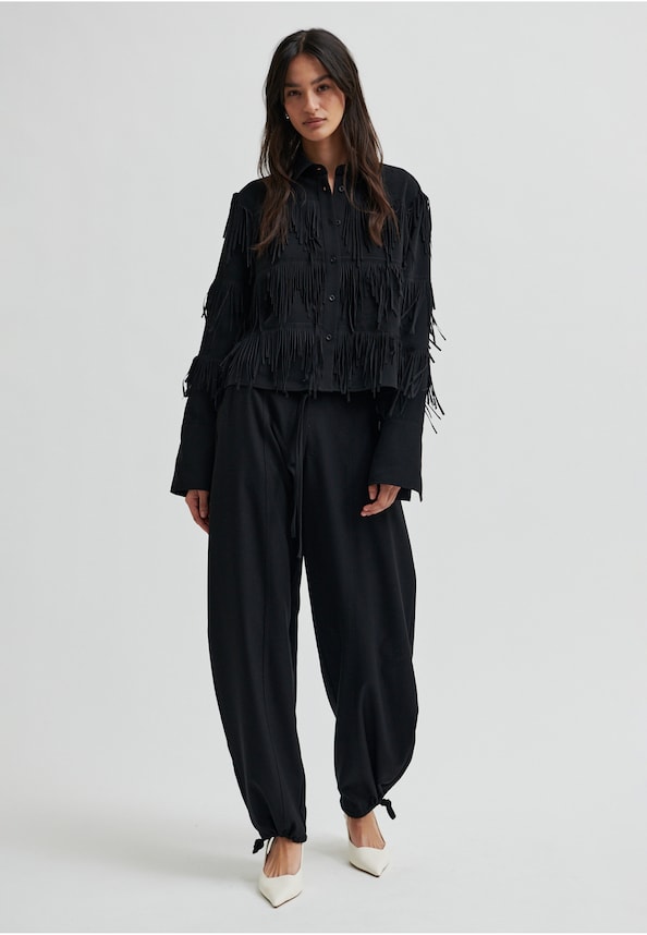 Dancing Cropped Shirt-2