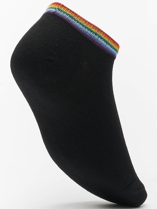 Rainbow Socks No Show 4-Pack-3