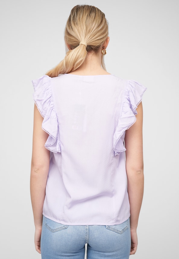 VIJULANA V-NECK S/L TOP/SU-1