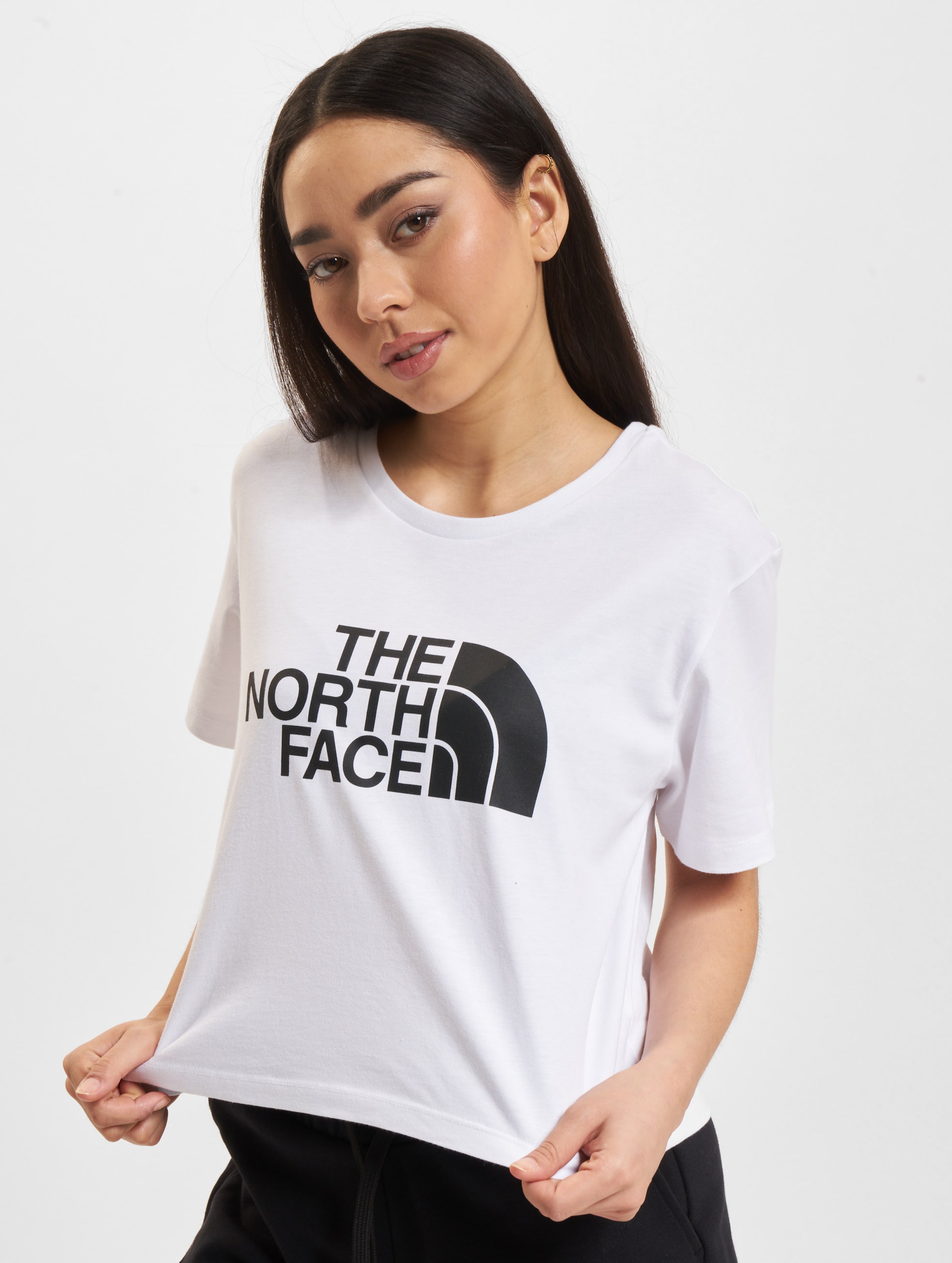 The North Face Cropped Easy T-Shirts Vrouwen op kleur wit, Maat M