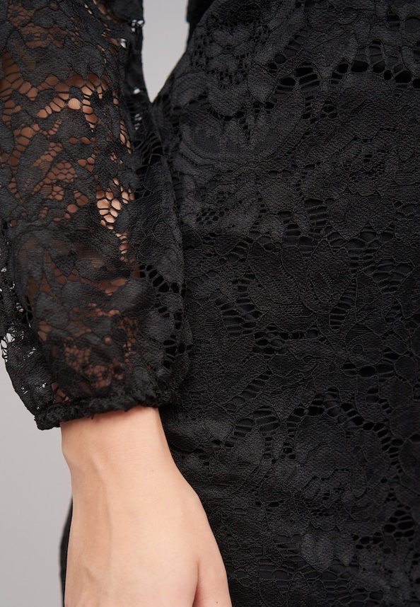 Longsleeve Dress with lace-5