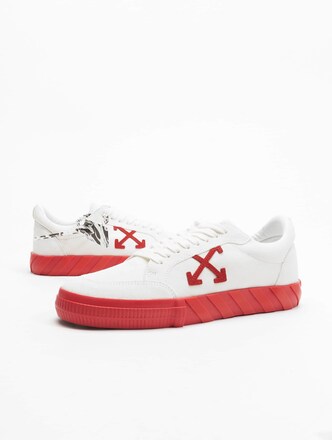 Off-White Low Vulcanized Suede Leather Sneakers