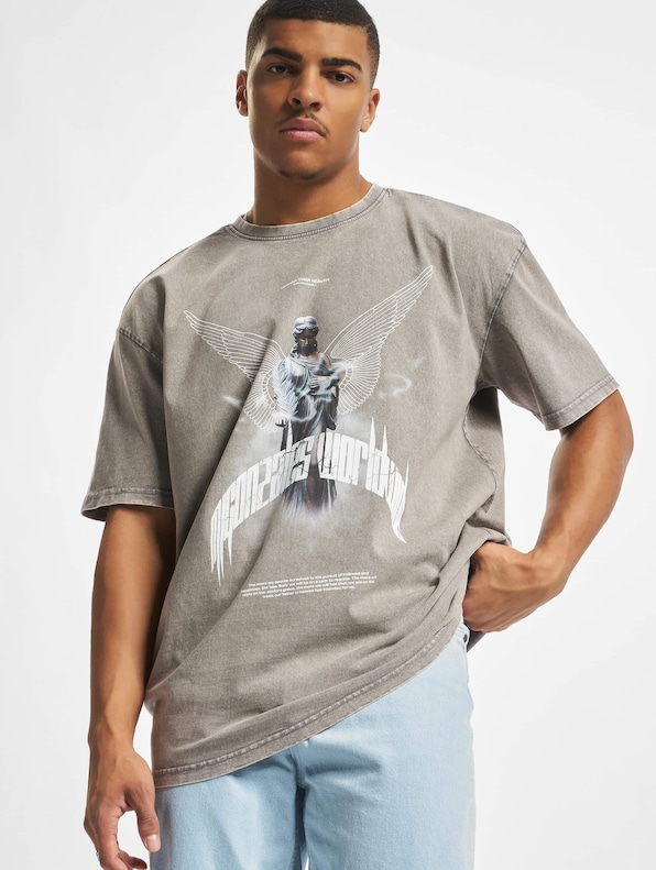 Higher Than Heaven V.1 Acid Washed Heavy Oversize-0