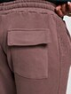 JM233-005-1 SJ Script Logo Back Slit Sweatpants-3