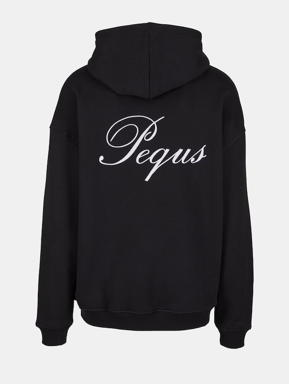 PEQUS Handwritten Logo Zip Hoodies-5