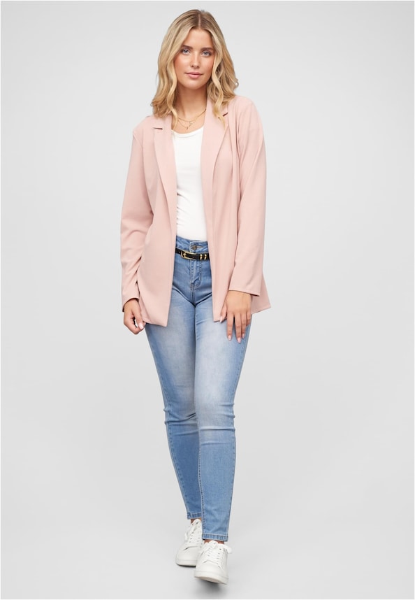 Longform Blazer mit Reverskragen-4