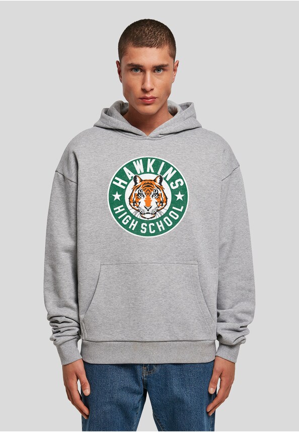 Stranger Things Hawkins Tigers Heavy Oversize Hoody-0