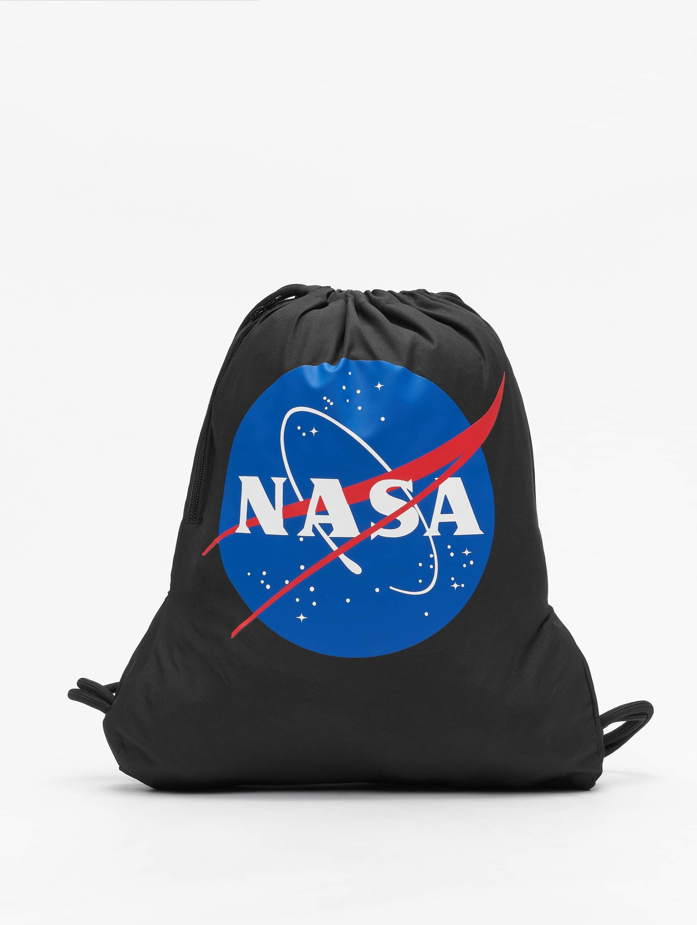 Mister Tee NASA Gym Bag Unisex op kleur zwart, Maat ONE_SIZE