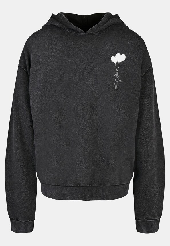 Love In The Air Acid Washed Oversize Hoody-2