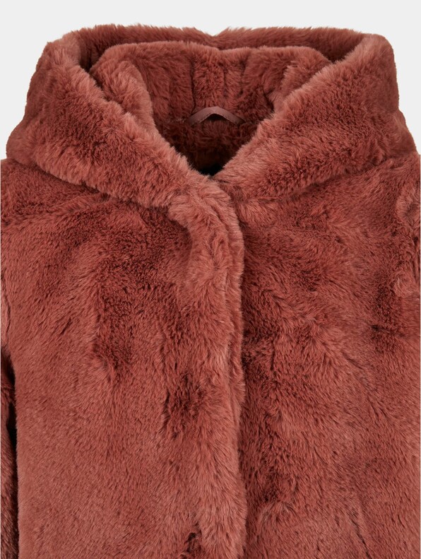 DEFSHOP Coat | Hooded Girls Teddy | 59337