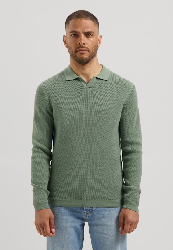 Kostas Knitted Polo-0