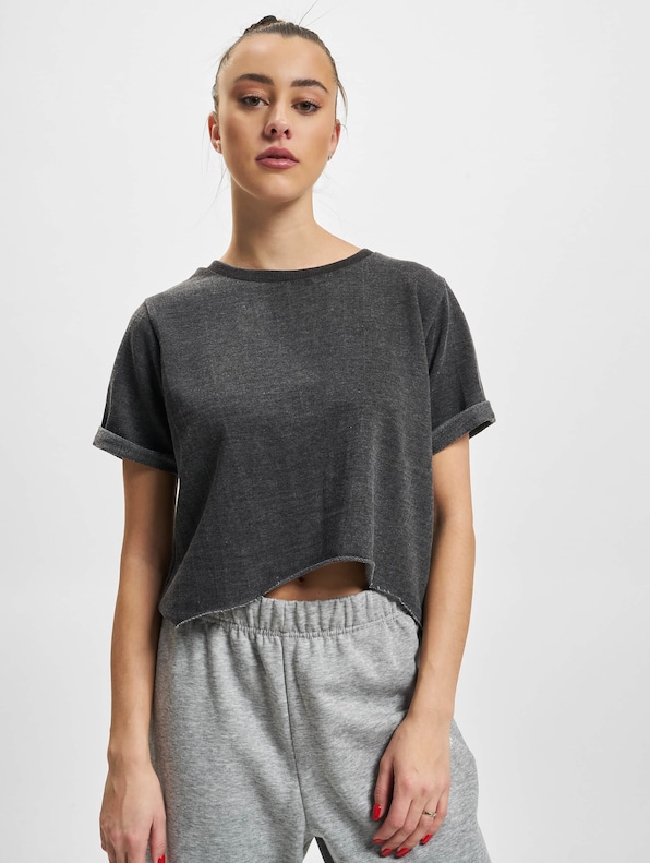 Cropped Burnout Short Sleeve-2