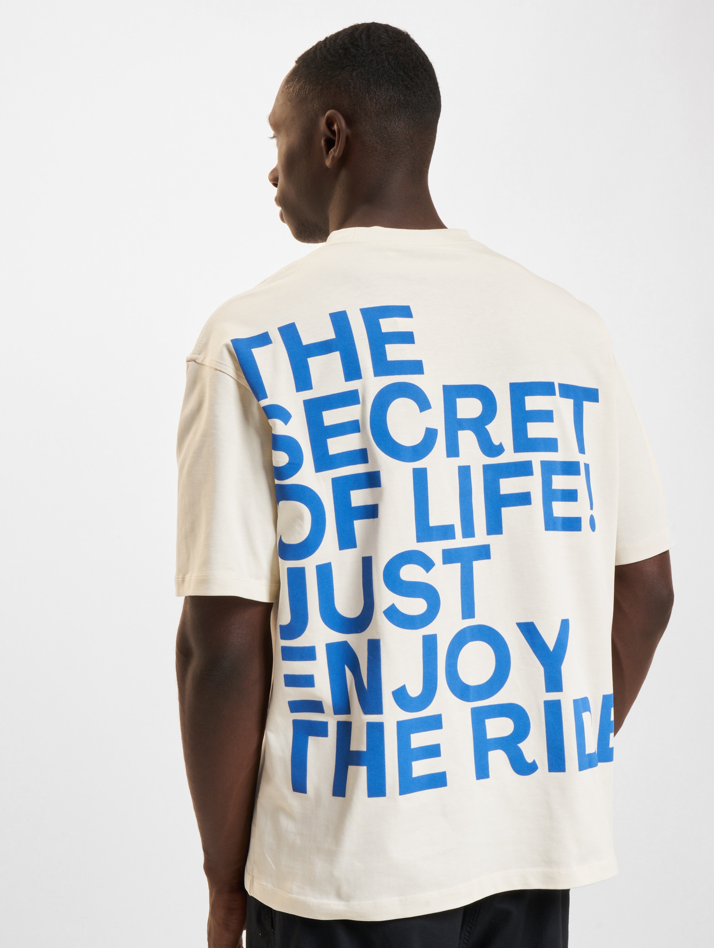 TheJoggConcept Silas Enjoy T-Shirts op kleur wit, Maat L