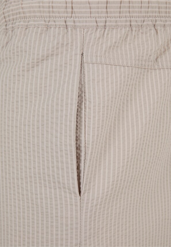 Basic Seersucker Shorts-5