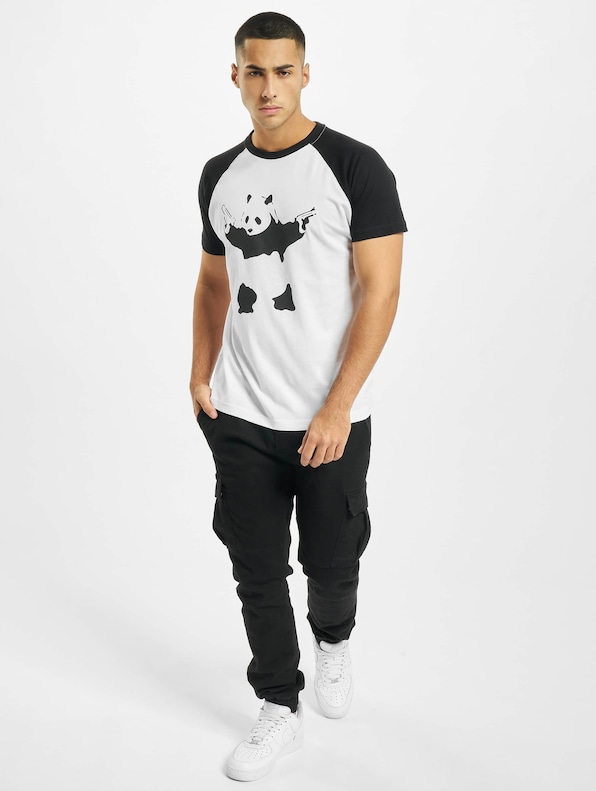 Brandalised - BanksyÂ´s Graffiti Panda Raglan Tee-3