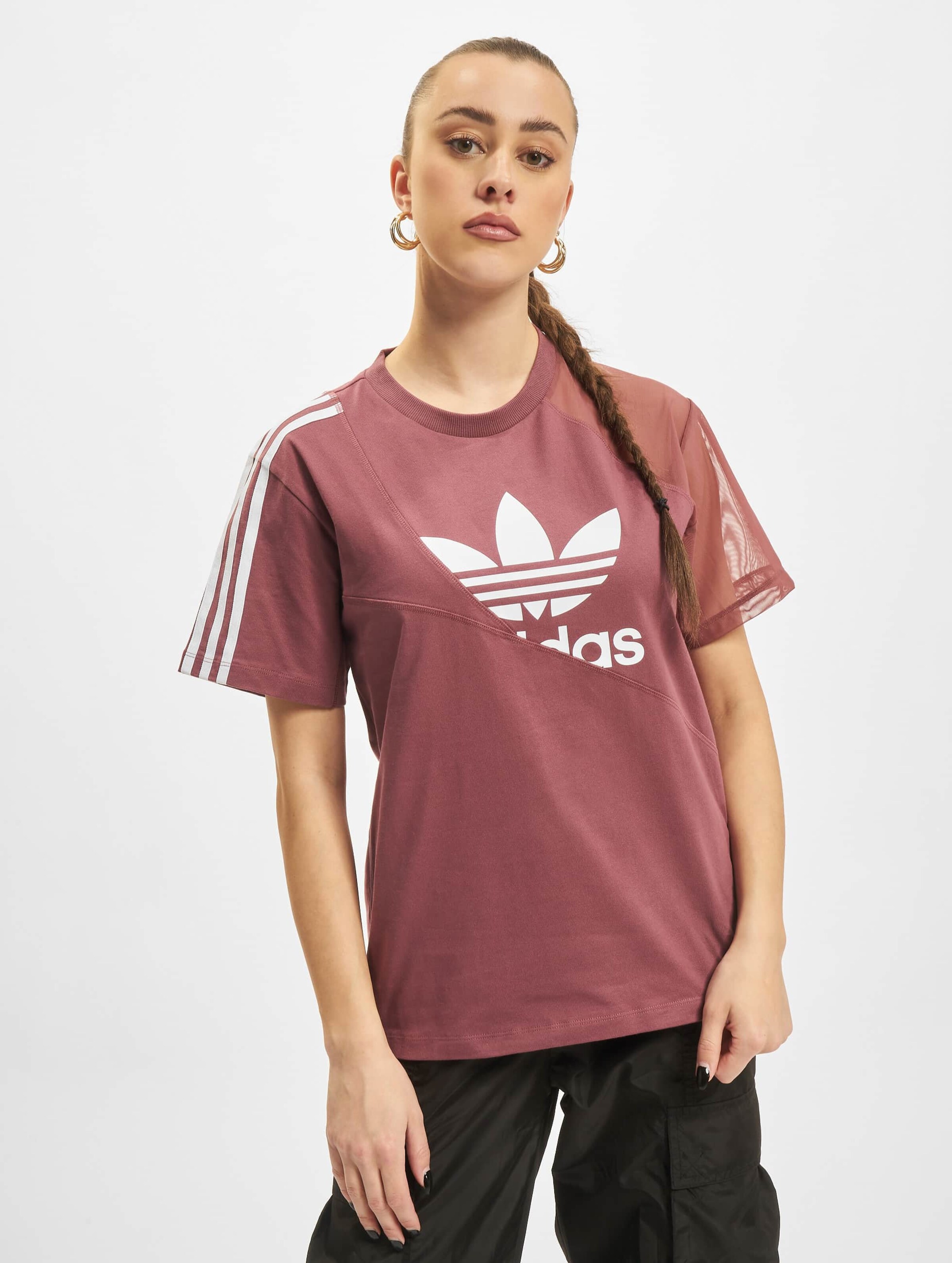 Adidas t clearance shirt women red