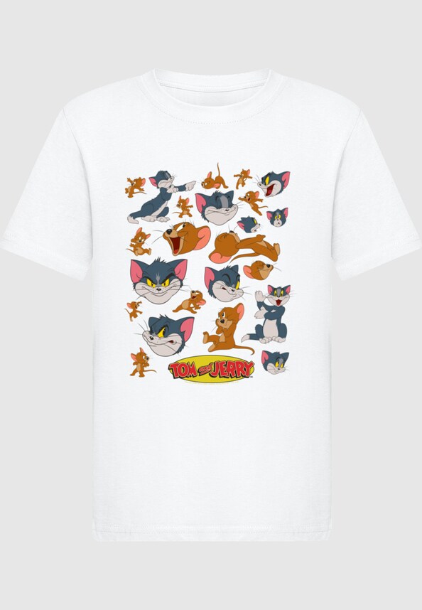 Kids Tom And Jerry - Many Faces Basic Tee 2.0-2