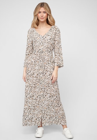 VIMARINA V-NECK 3/4 ANCLE DRESS/SU/R