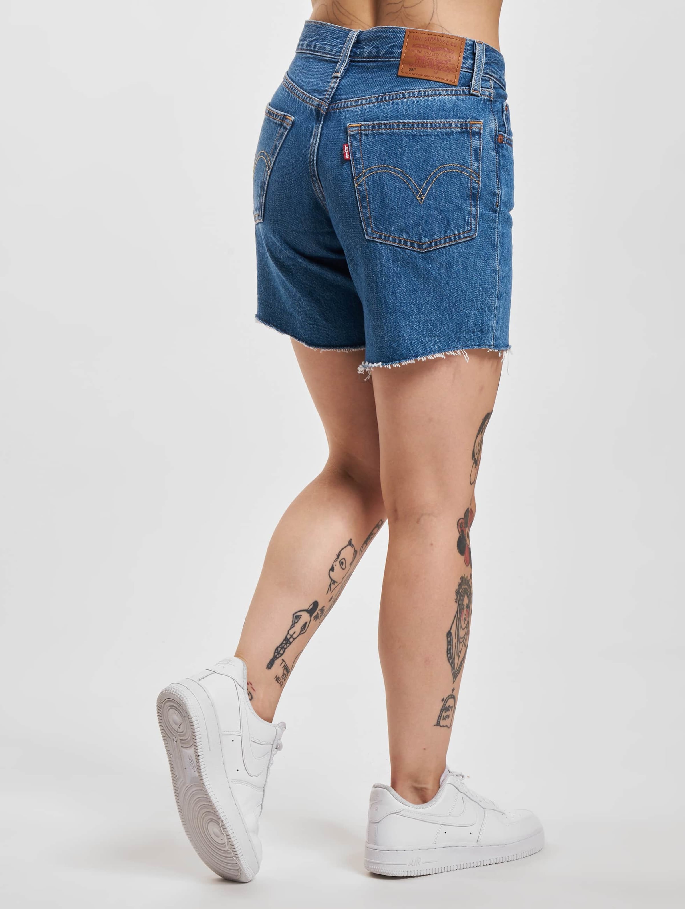 Levis 501 Long Shorts DEFSHOP 83969