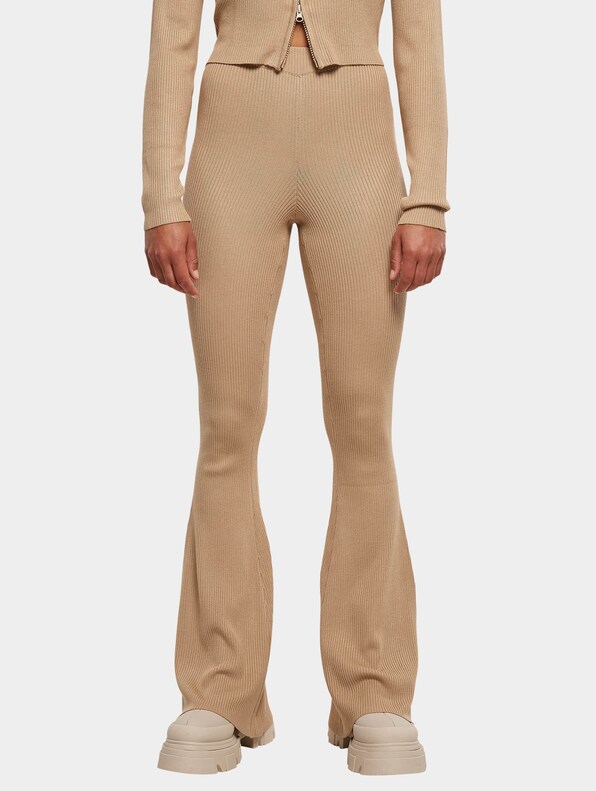 Ladies Rib Knit Bootcut-2