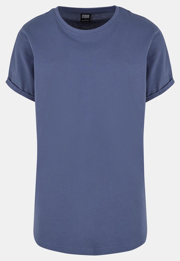 Long Shaped Turnup Tee-2