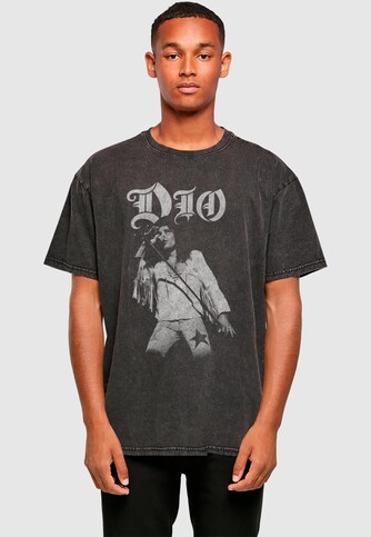 DIO - Rainbow Photo Acid Washed Oversize Tee