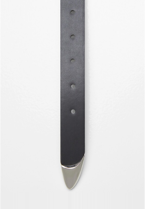 Chunky Buckle Loop Synthetic Leather-2